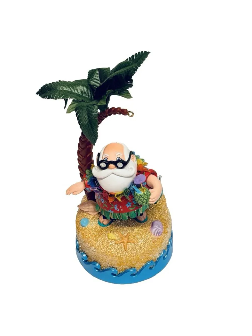 Hallmark Keepsake Ornament Santa's Hula-Day 2004 READ